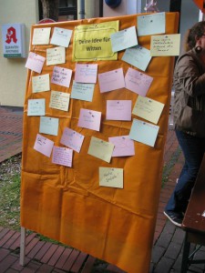 Pinnwand. Deine Idee für Witten.