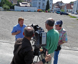 WDR Interview am 21.08.15 auf dem ehem. Wickmanngelände