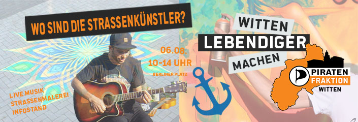 Wir machen Witten lebendiger - mit mehr Straßenkultur!