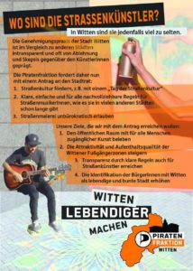 Flyer aus dem Jahr 2016