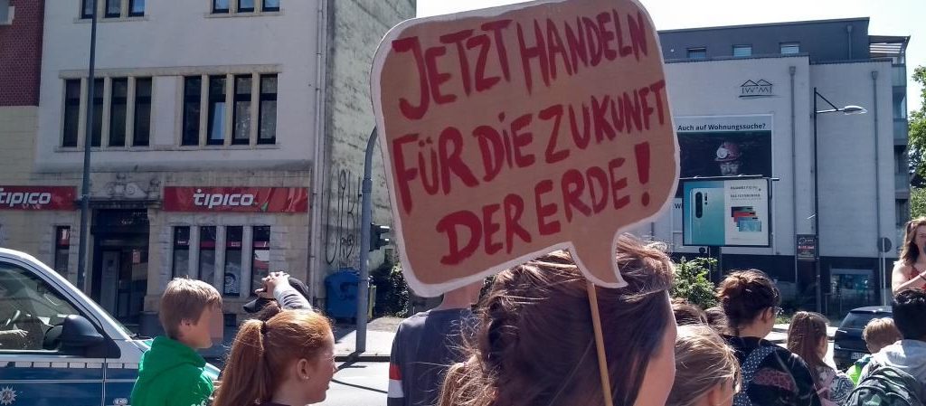 Foto von der Fridays-for-Future-Demo in Witten am 7. Juni 2019