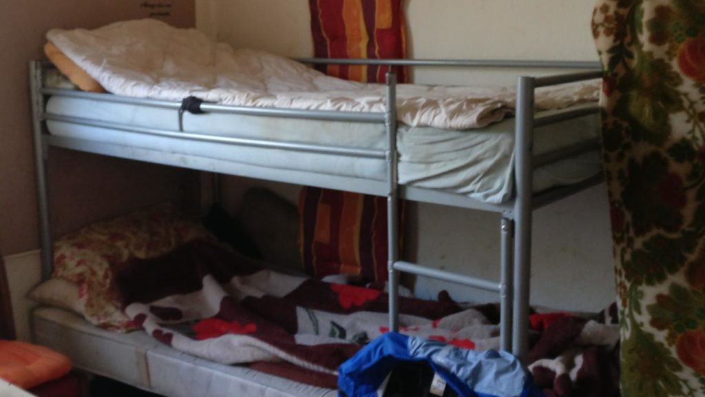 Blick in ein Zimmer in der Unterkunft Am Mühlengraben