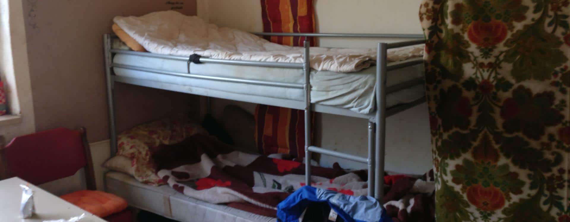 Blick in ein Zimmer in der Unterkunft Am Mühlengraben