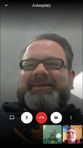 Videokonferenz auf dem Smartphone