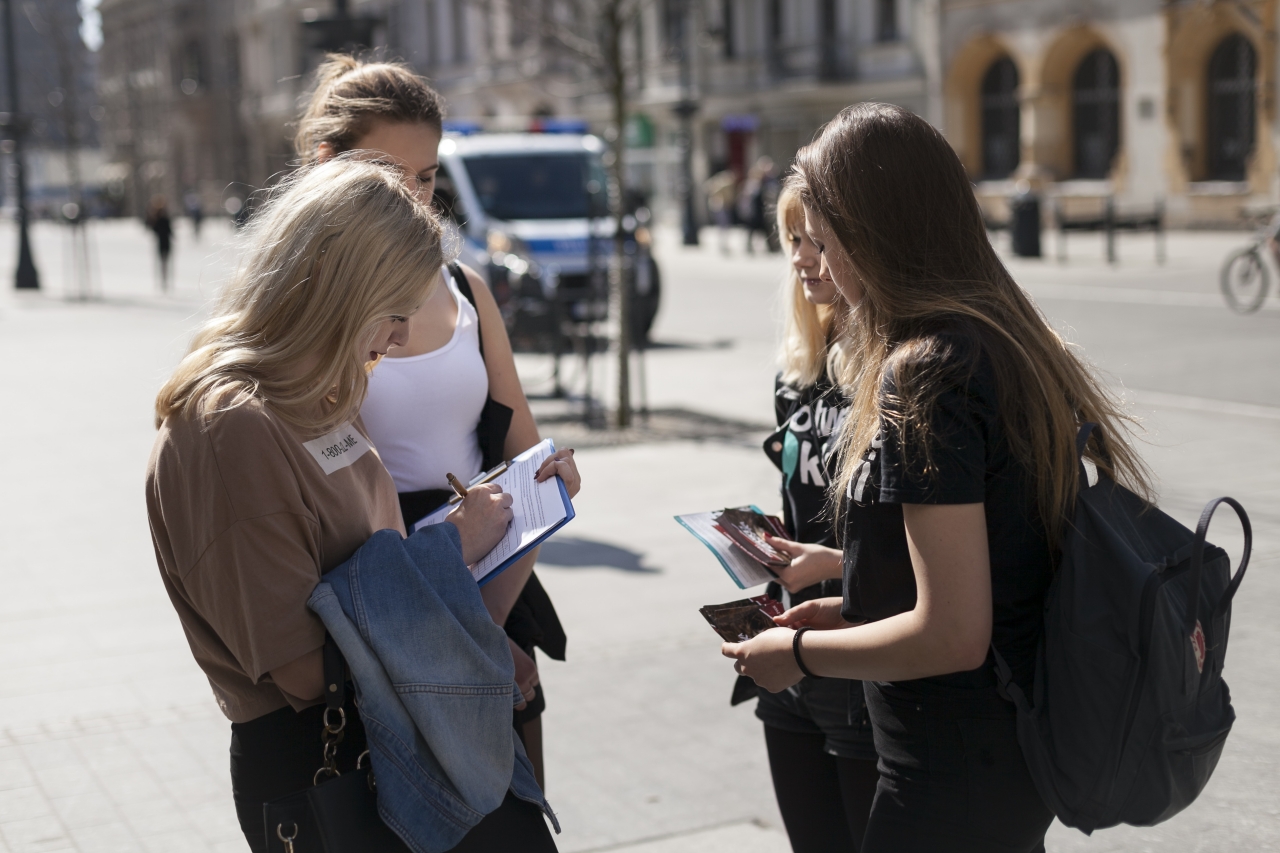 Streetwork in Łódź, Foto: CC-BY-SA 2.0 von Otwarte Klatki