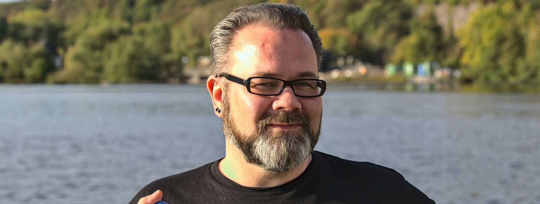 Stefan Borggraefe an der Ruhr bei Witten